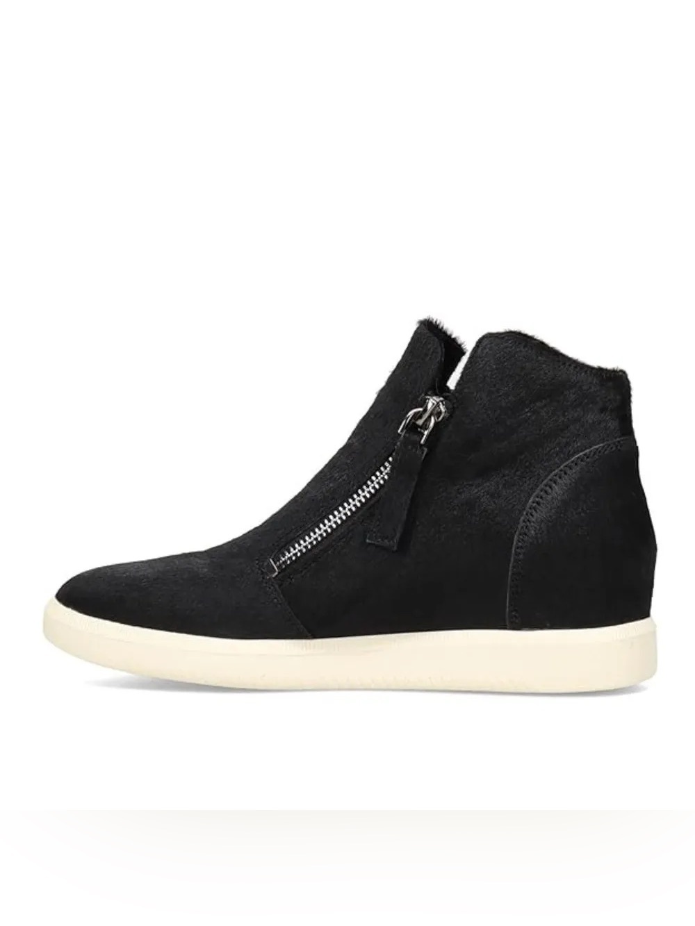 Van Eli Sport Vexil Black Calf Hair Sneaker Booties Size 9.5